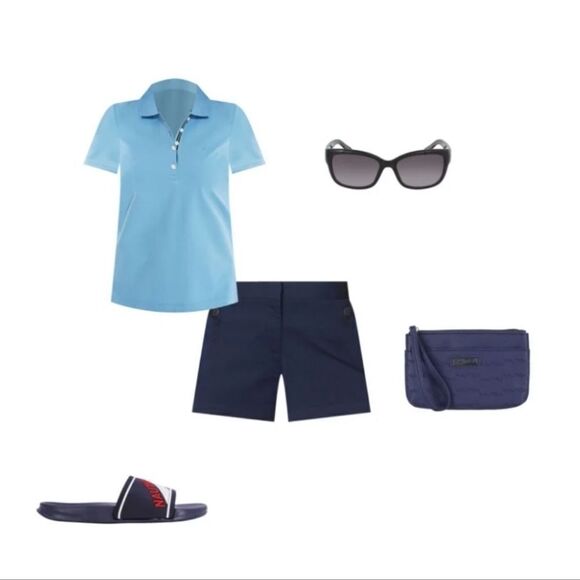 Nautica Navy Blue 5" Shorts - Picture 5 of 14